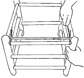 Плетение сидений стульев из тростника и камыша. Рис. 2