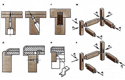 Конструкции и схемы сборки столярных стульев